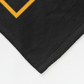 自閉症メンタルヘルス認識度デイアドディビンゴファン フリースブランケット (角)