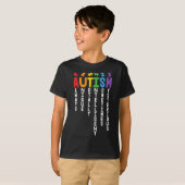 自閉症ユニーク常に完全知性がある自閉症 Tシャツ (正面フル)
