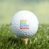 自閉症ユニーク常知性がある ゴルフボール (インサイチュ 木)