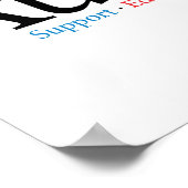 自閉症レインボー ポスター (角)