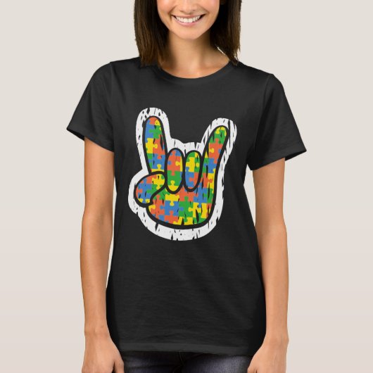 自閉症ロッキングハンド障害ヶ月 Tシャツ (正面)