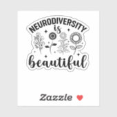 自閉症ワイルドフラワー、ADHD、特殊なエド先生 シール (シート)