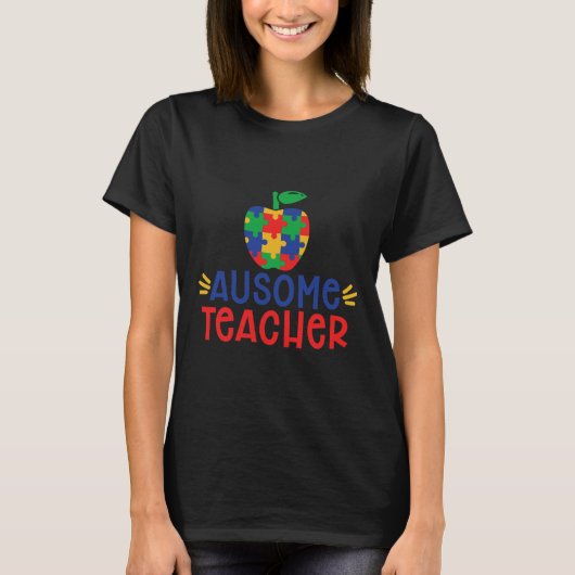 自閉症先生オーソーム先生 Tシャツ (正面)