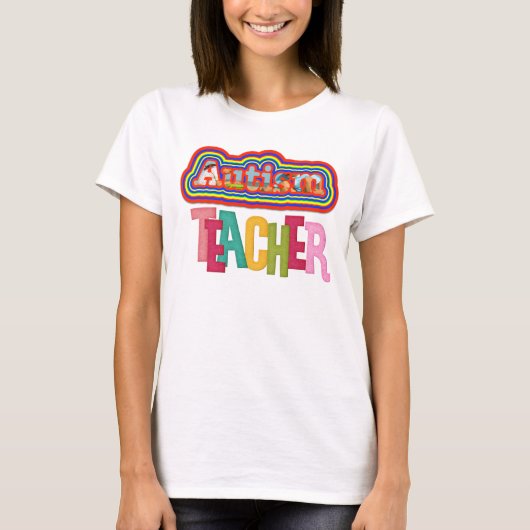 自閉症先生Vネックシャツ Tシャツ (正面)