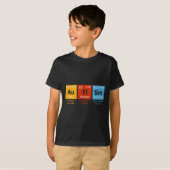 自閉症化学周期表要素自閉症Aw Tシャツ (正面フル)