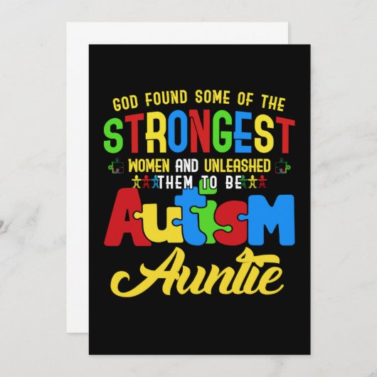 自閉症叔母認識度 セーブザデート (正面/裏面)