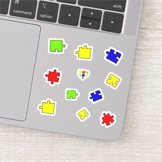 自閉症受入れパズル自閉症啓発日 シール (詳細)