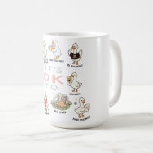 自閉症受容がーず | 違うことはOK! コーヒーマグカップ (正面右)