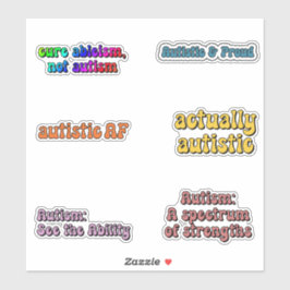 自閉症受容ニューロダイバーシティ認識度パック シール