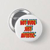 自閉症受容認識度 缶バッジ (正面&裏面)