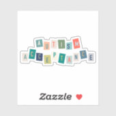 自閉症受容 シール (シート)