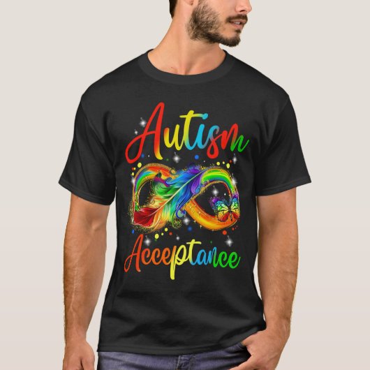 自閉症受容 Tシャツ (正面)