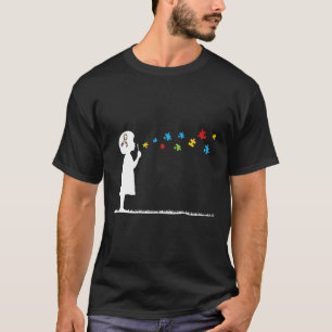 自閉症吹意識の青少年のバブル Tシャツ