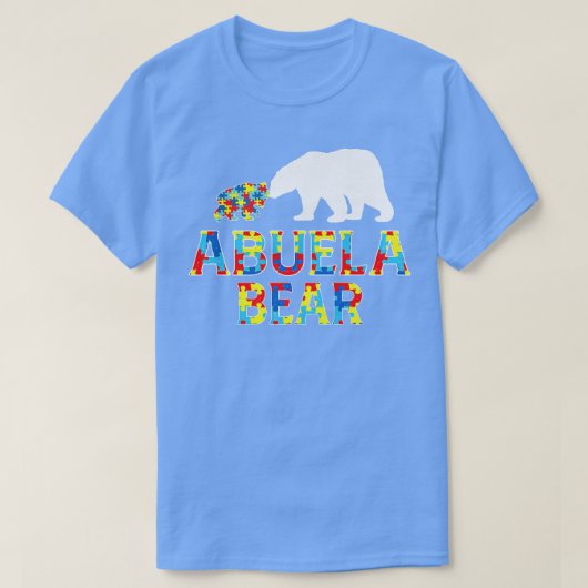 自閉症啓発アブエラクマ自閉症の予防法 Tシャツ (デザイン正面)