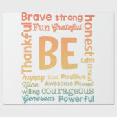 自閉症啓発ギフトマベアサポート自閉症A ラッピングペーパー (フラット)