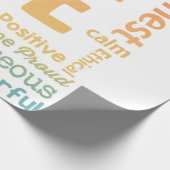 自閉症啓発ギフトマベアサポート自閉症A ラッピングペーパー (角)