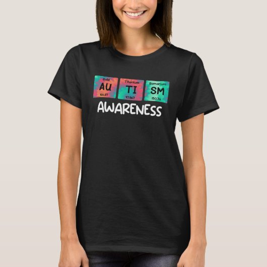 自閉症啓発ダイバーシティ平等自閉症3 Tシャツ (正面)