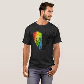 自閉症啓発ハート Tシャツ (正面フル)