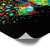 自閉症啓発バタフライピースラバーギフトマン ポスター (角)