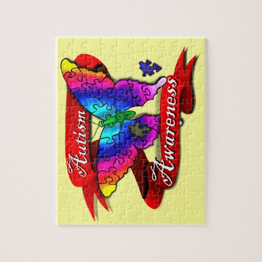 自閉症啓発バナー ジグソーパズル (縦)