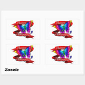 自閉症啓発バナー 長方形シール (シート)