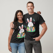 自閉症啓発パズル イースターウサギの卵 イースター B Tシャツ (ユニセックス)