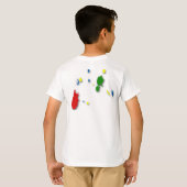 自閉症啓発ブラザー3シャツ Tシャツ (裏面フル)
