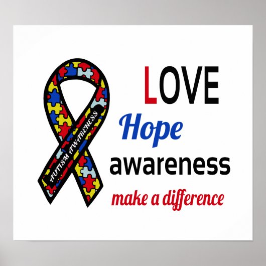 自閉症啓発ポスター ポスター (正面)