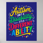 自閉症啓発ポスター ポスター (正面)