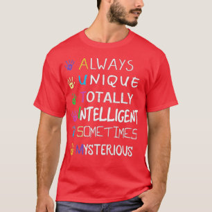 自閉症啓発ママのための自閉症の子供をサポートパパ( Tシャツ