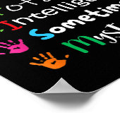 自閉症啓発ママのための自閉症児パパ ポスター (角)