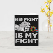 自閉症啓発ママパパ親自閉症児あわ カード (黄色い花)