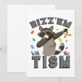 自閉症啓発リズム オッポシウムとティズムオッポ   招待状 (正面/裏面)