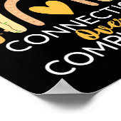 自閉症啓発ヶ月のコンプライアンスつながり ポスター (角)