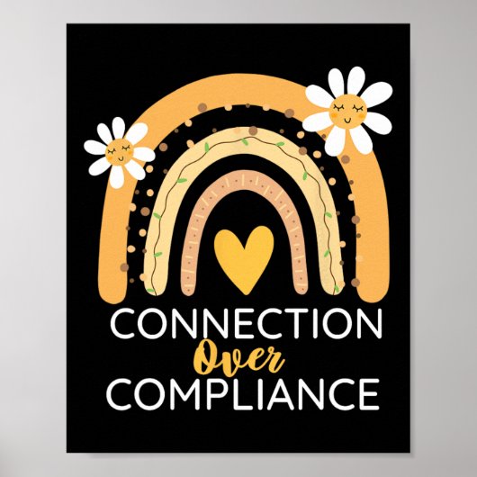 自閉症啓発ヶ月のコンプライアンスつながり ポスター (正面)