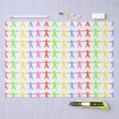 自閉症啓発人 薄葉紙 (クラフト)