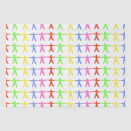 自閉症啓発人 薄葉紙