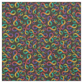 自閉症啓発受容インフィニティレインボーループ ファブリック (見本)