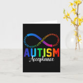 自閉症啓発受容無限シンボルアドボカ カード (黄色い花)