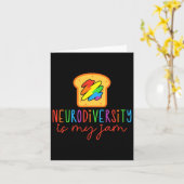 自閉症啓発受理神経多様性は私のJ カード (黄色い花)