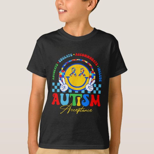 自閉症啓発受賞特別教育チーム Tシャツ (正面)