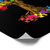 自閉症啓発月のツリーASDサポーター ポスター (角)