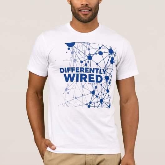 自閉症啓発月間 ブルー Tシャツ (正面)