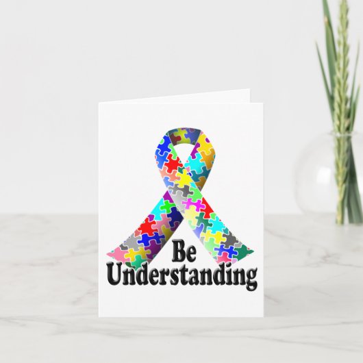 自閉症啓発月 カード (正面)