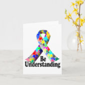 自閉症啓発月 カード (黄色い花)