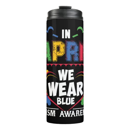 自閉症啓発月 タンブラー (正面)