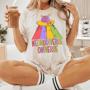 自閉症啓発月  神経多様性宇宙 Tシャツ