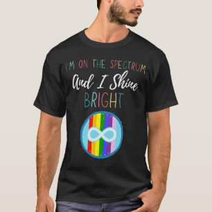自閉症啓発月I'On The SpectrumとI Tシャツ