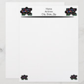 自閉症啓発片頭文字 レターヘッド (正面/裏面)