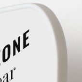 自閉症啓発特別教育先生カスタム ピックルボールラケット (左詳細)